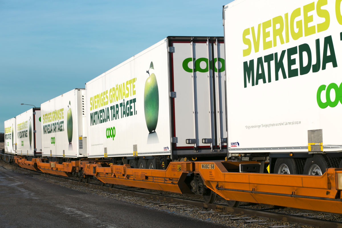 Sveriges grönaste matkedja tar tåget, Bro terminal