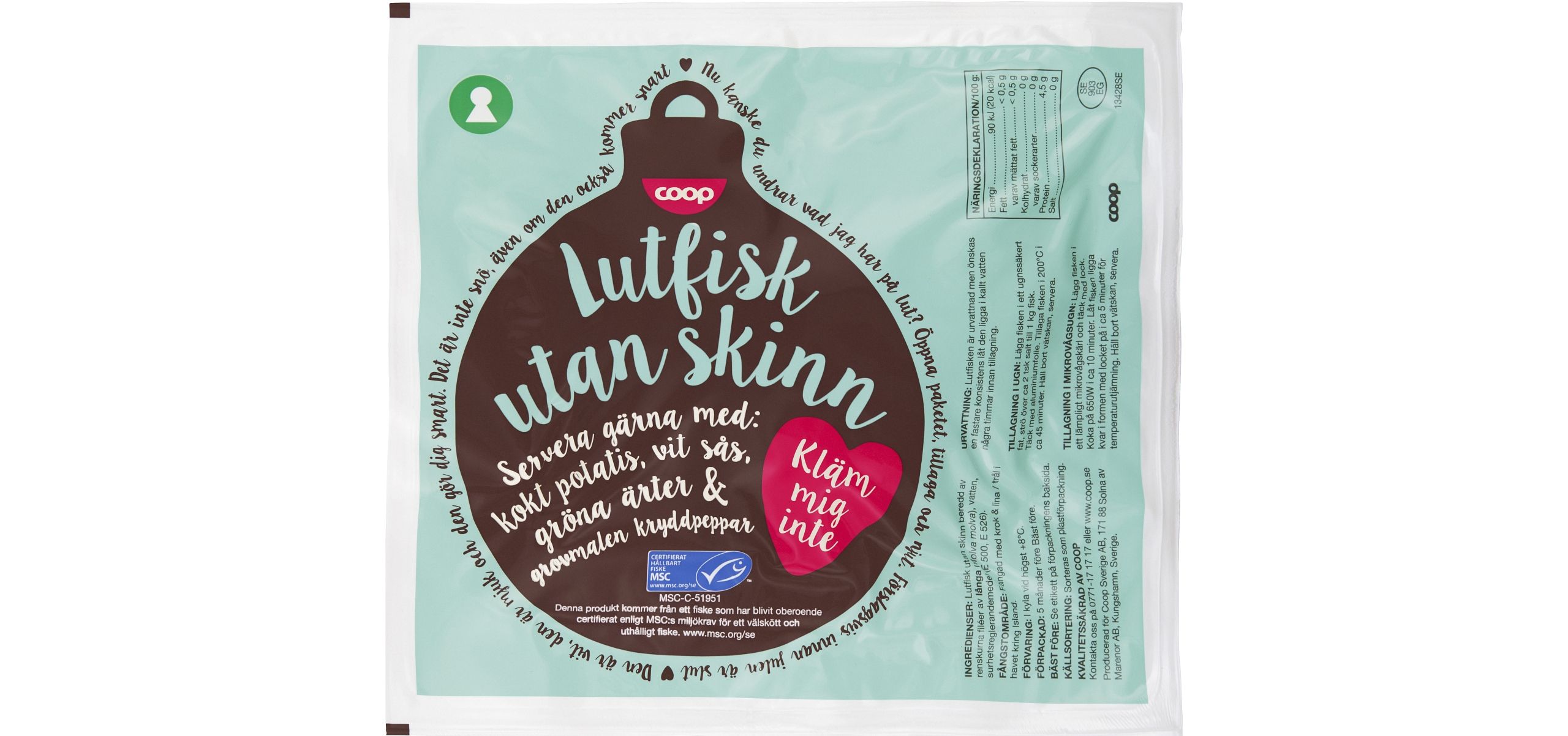 MSCmärkt lutfisk i jul Coop Pressrum