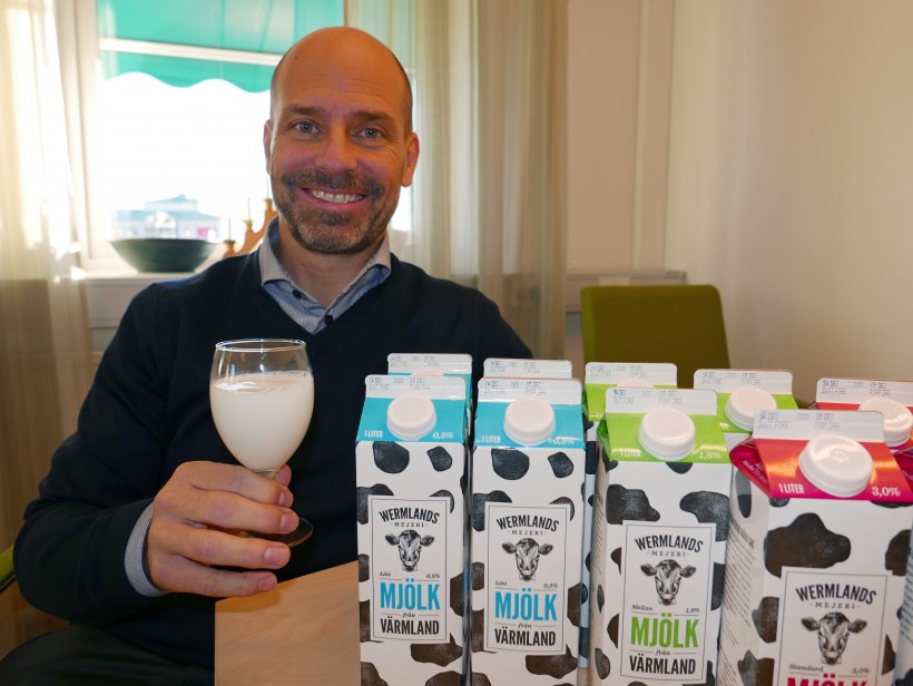 Konsum Värmlands försäljning av Värmlandsmjölk i november; En kvarts miljon extra till levererande mjölkbönder