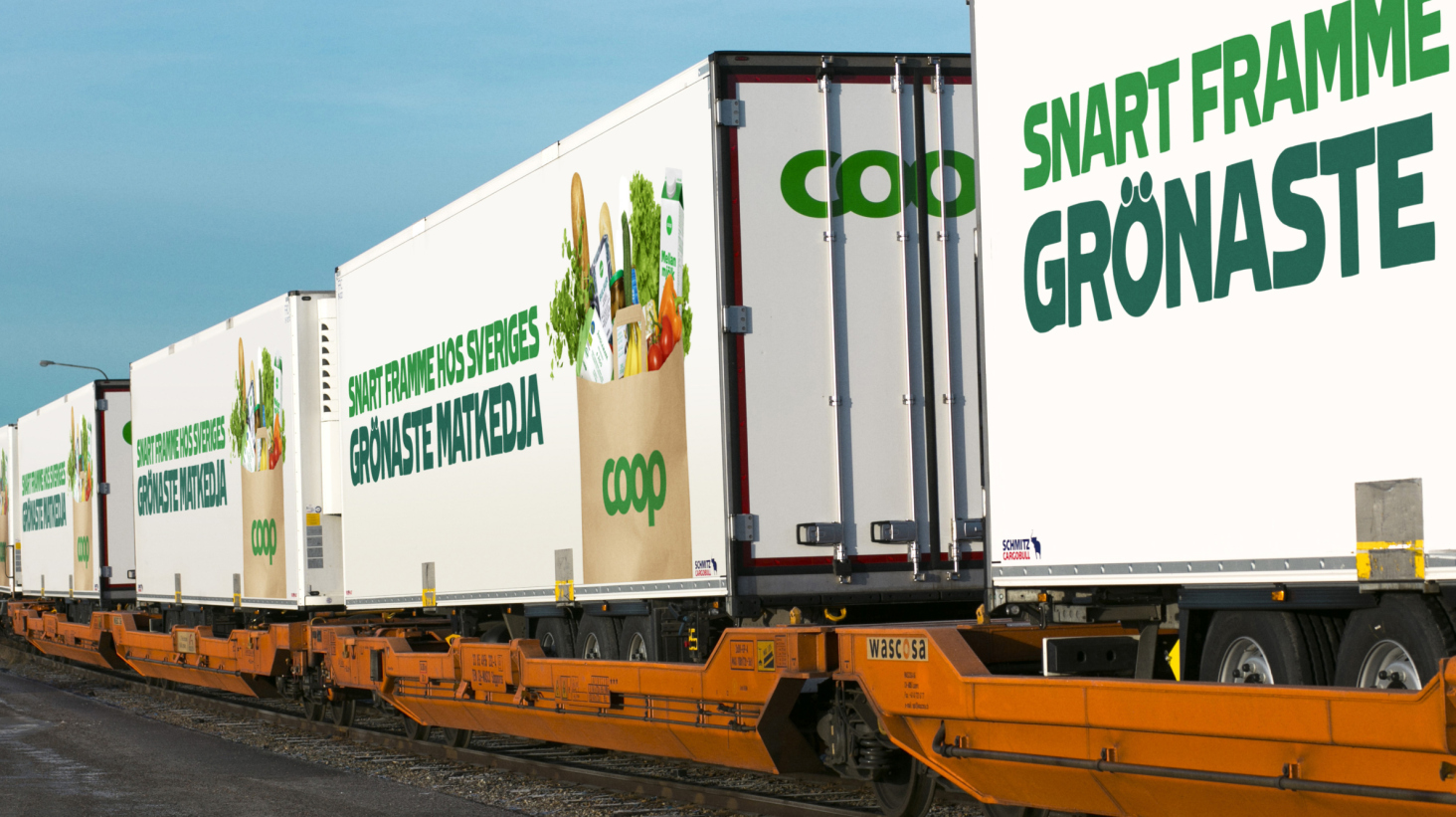 Miljön vinnare när Coop ökar tågtransporterna