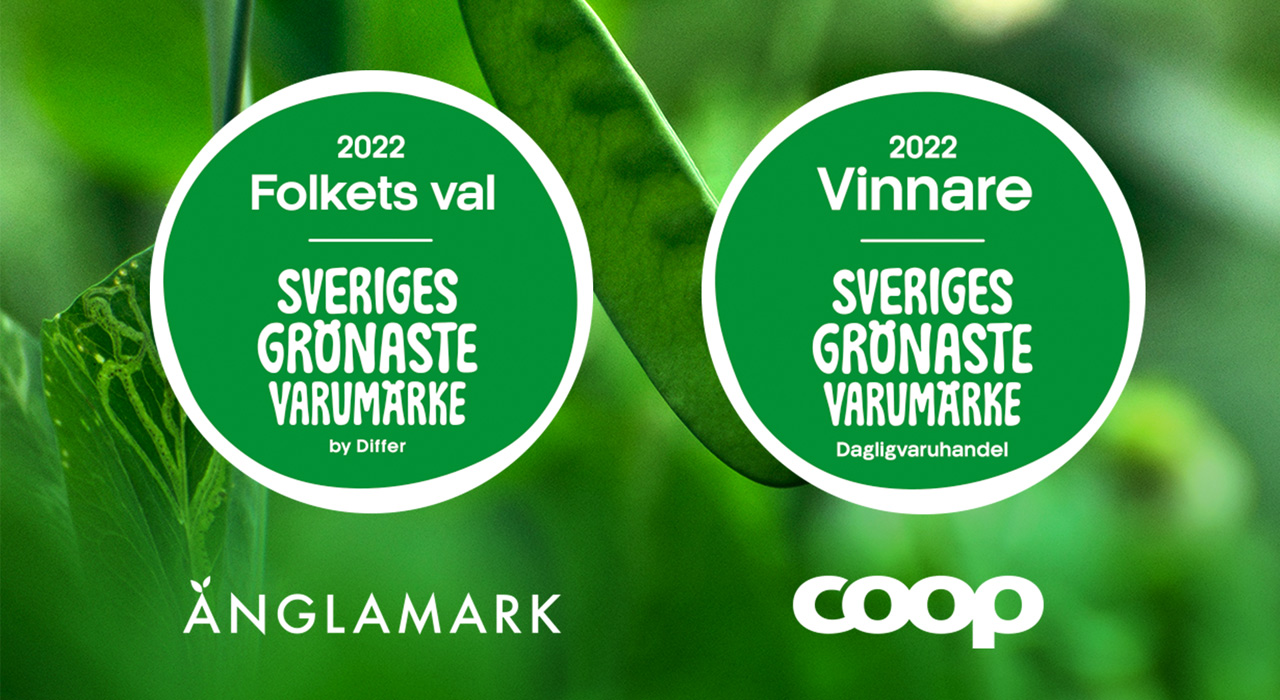 Änglamark är Sveriges grönaste varumärke- när svenska folket väljer