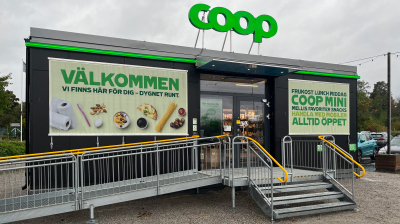 Premiär för Stockholms första dygnet-runt-öppna och helt obemannade livsmedelsbutik