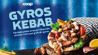Coop släpper egen Gyros kebab och grova rågbröd