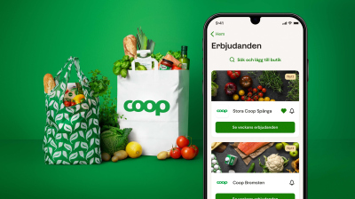 Coop och Kivra i samarbete – erbjudanden direkt i appen
