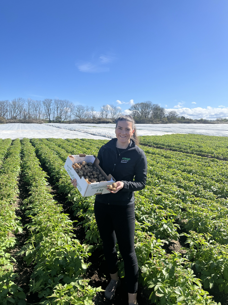 Elise Andersson, ansvarig grönsaker Coop Sverige