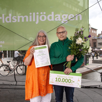 Prisutdelning Eskilstuna kommuns miljöpris 2024