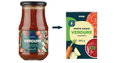 Coop byter förpackning för pastasås – minskar CO2-utsläpp