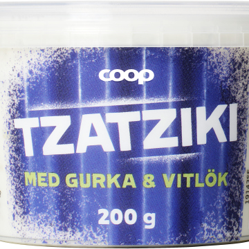 Coop tzatziki - högupplöst bild