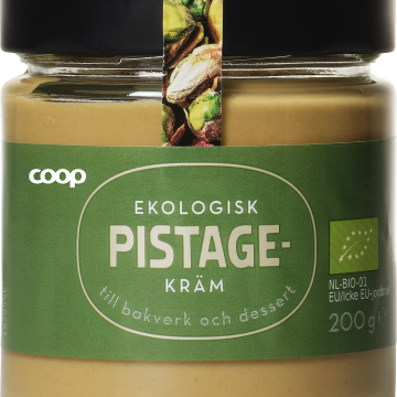 Ekologisk pistagekräm Coop