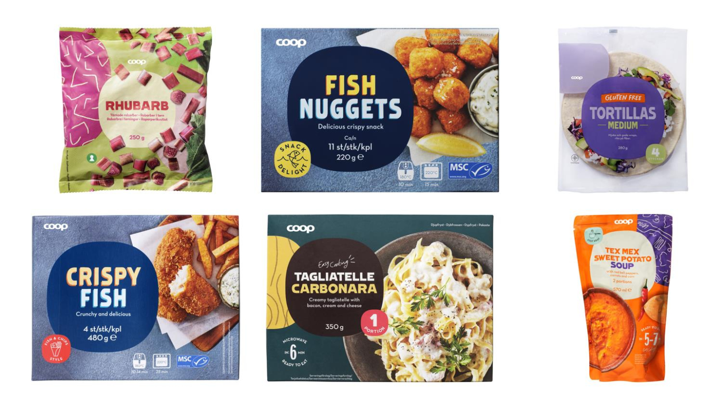 Höstnyheter hos Coop: fryst fisk och glutenfri tortilla