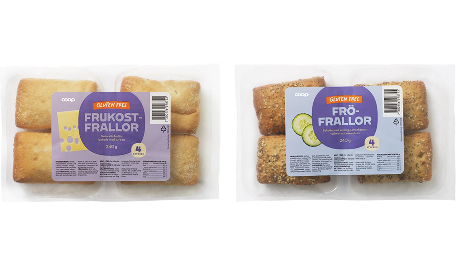 Coop med frukostnyheter inom glutenfria sortimentet