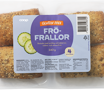 Glutenfria fröfrallor Coop