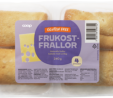 Glutenfria frukostfrallor Coop