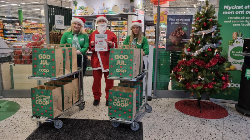 Coop Tullhuset är en av de butiker som bidrar till Julhjälpen Gävleborg.