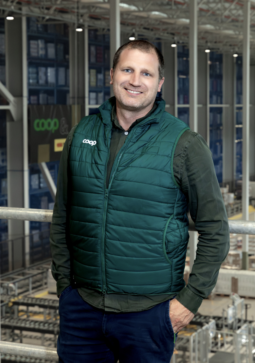 Patrik Danielsson, chef varuterminaler, Coop Logistik
