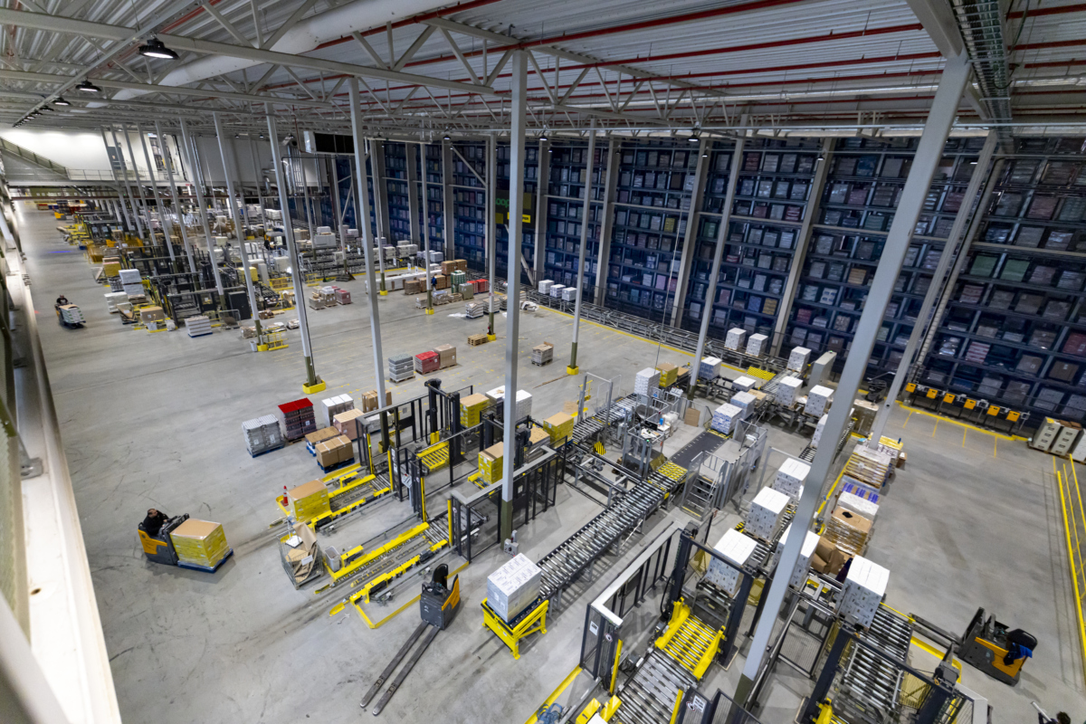 Coop Eskilstuna varuterminal ankommande varor