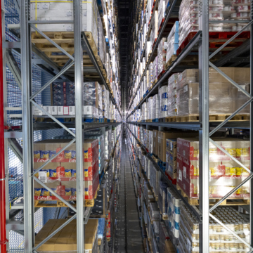 Coop Eskilstuna varuterminal höglager