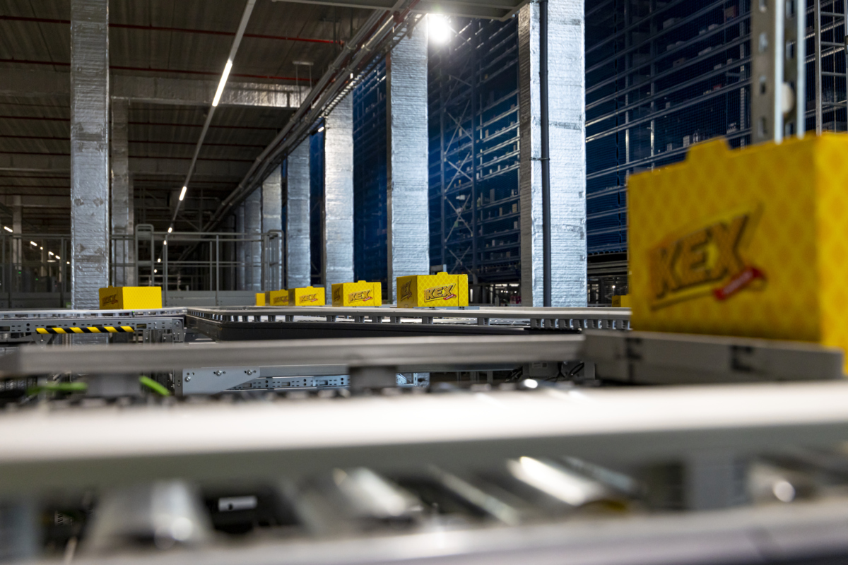 Coop Eskilstuna varuterminal butiksförpackningar
