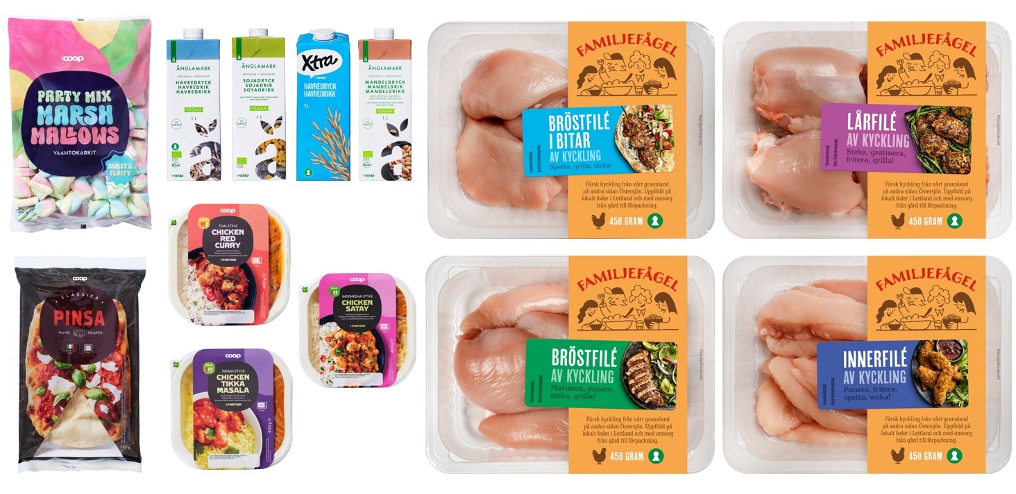 Familjen i fokus i Coops stora höstlansering av produkter