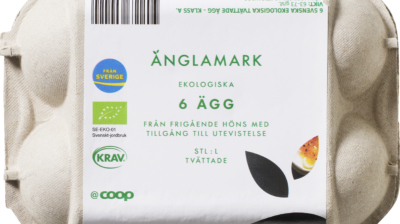 Coop återkallar 6-pack Änglamark ägg
