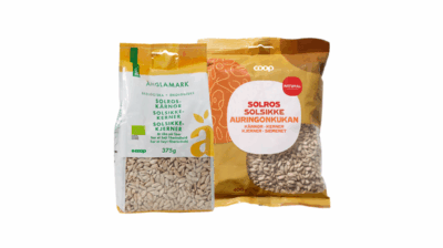 Solklar seger för solroskärnor från Änglamark och Coop